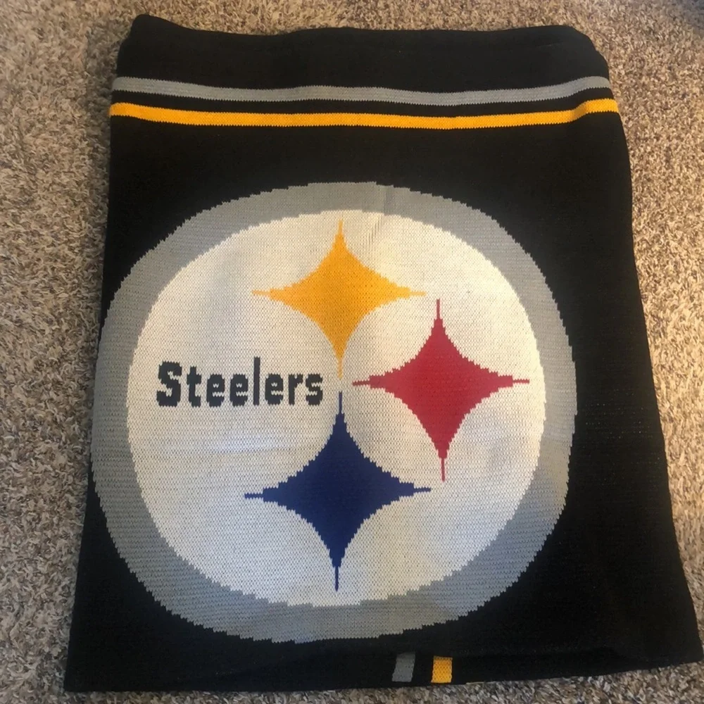 Pittsburgh Steelers NEW Superbowl 50th Anniversary Hudson Blanket